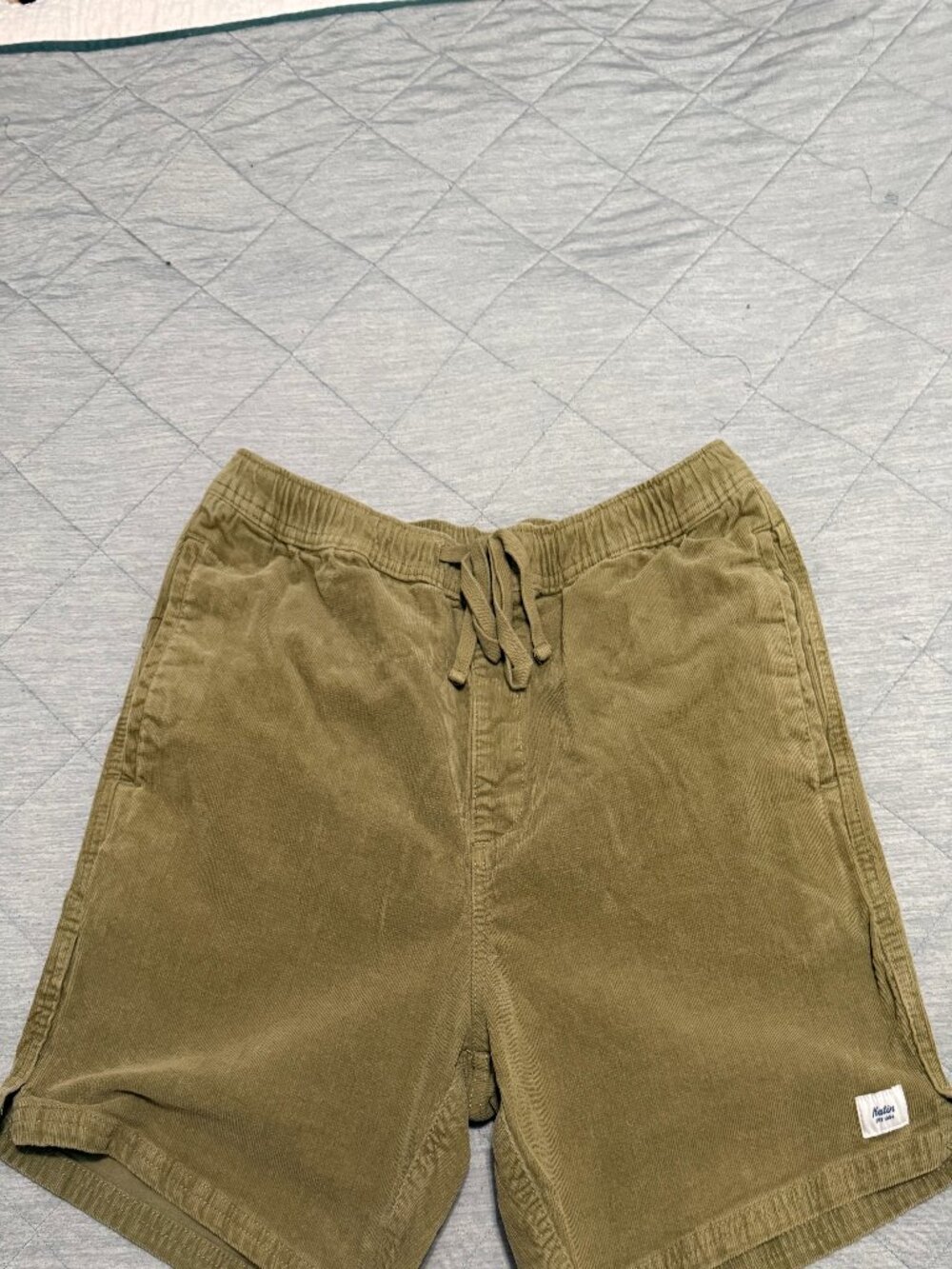 Katin Cord Local Shorts in a Vintage-inspired Brass Corduroy Fabric XL